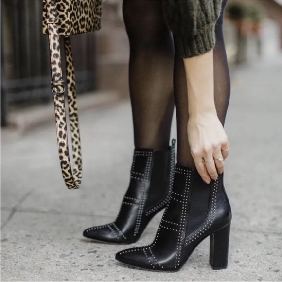 Vince Camuto Shoes - Vince Camuto Basila Black Soft Leather Heel Women Boots Size 5.5